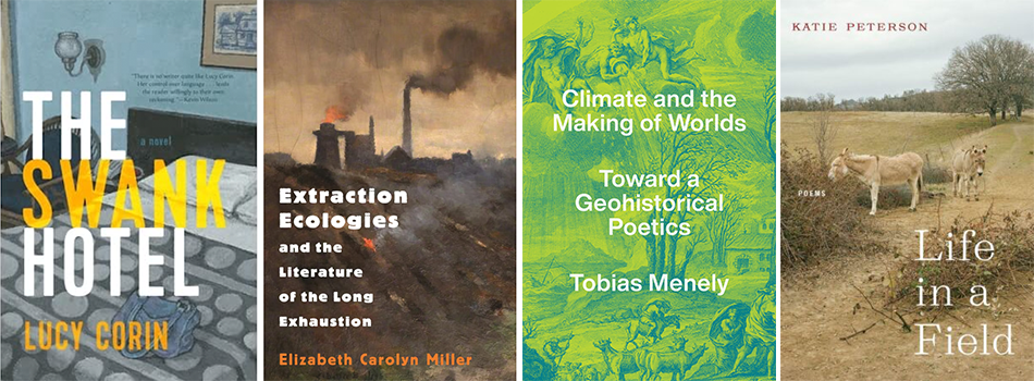 Covers of four faculty books